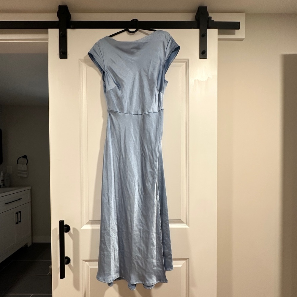 Light Blue Women's Midi Dress